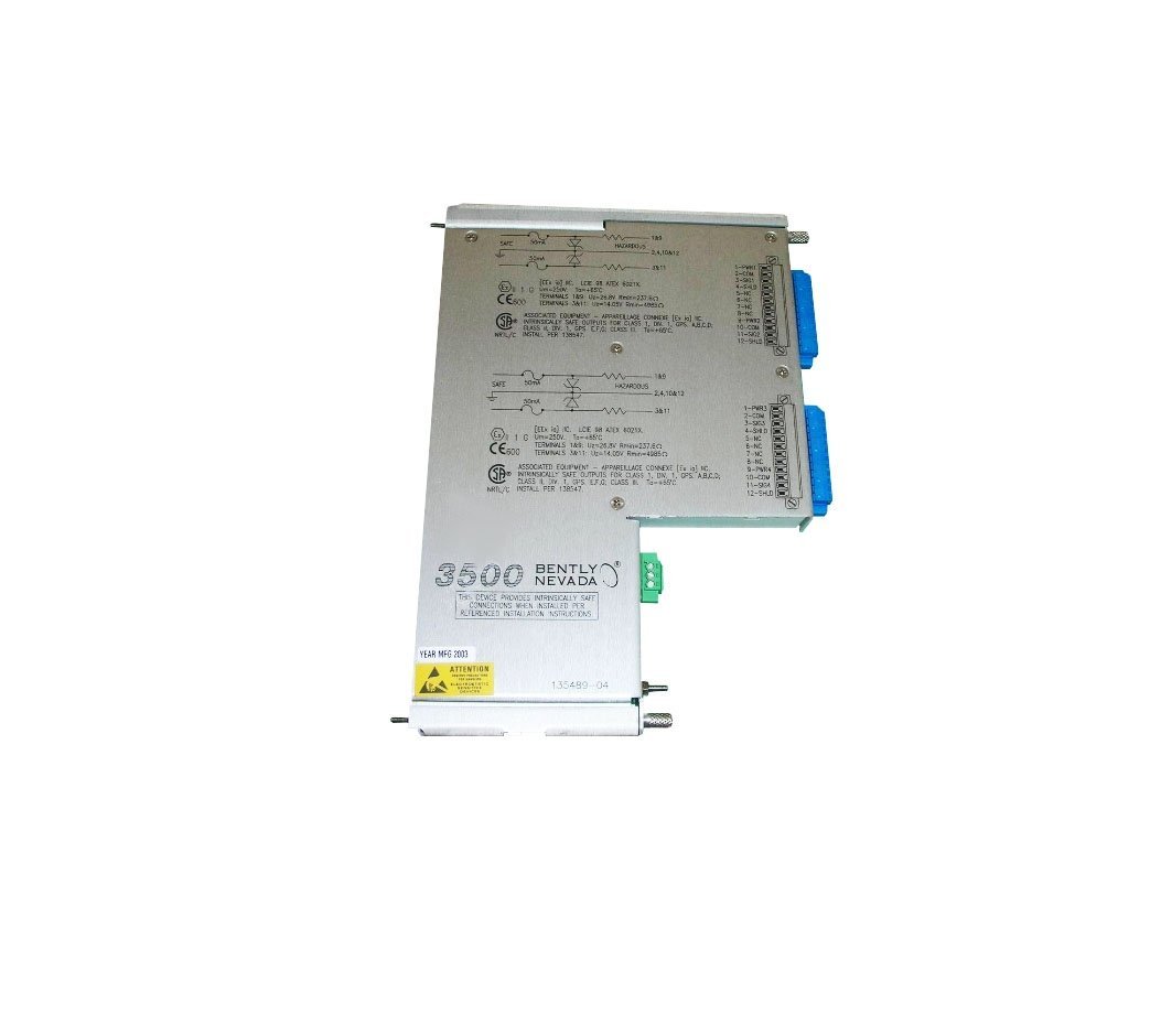 Bently Nevada 135489-02 | I/O Module with Internal Barriers