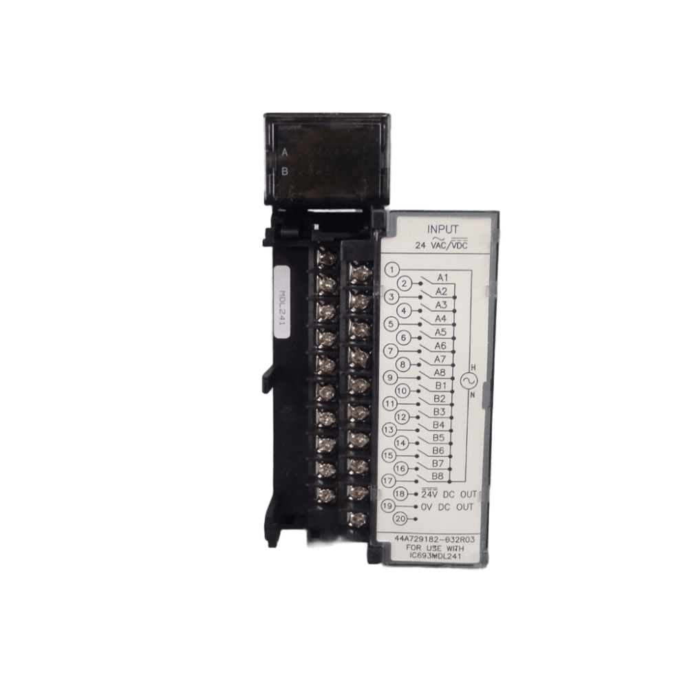GE IC693MDL241 | 24-volt AC/DC Positive/Negative Input Module