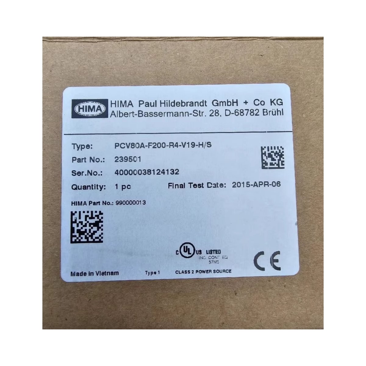 HIMA 239501 PCV80A-F200-R4-V19-H/S Optical Reading Head - Image 3