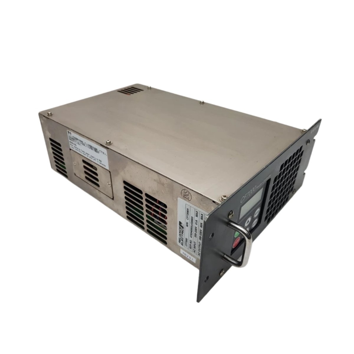 Reliance CF7206H Heater Controller CF7000, 200–230V AC, 60A, Japan-made, precise voltage and current control for industrial automation.