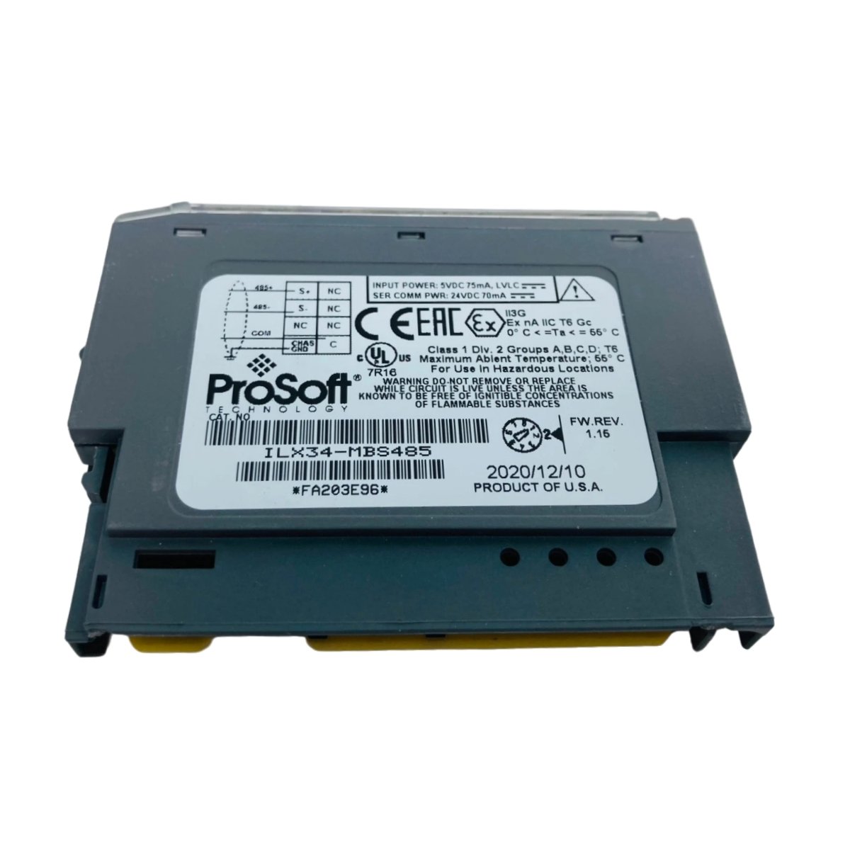 Explore the Rockwell Automation ILX34-MBS485 Modbus module for CompactLogix with 4,000 ft range, dual modes, and full SCADA connectivity.