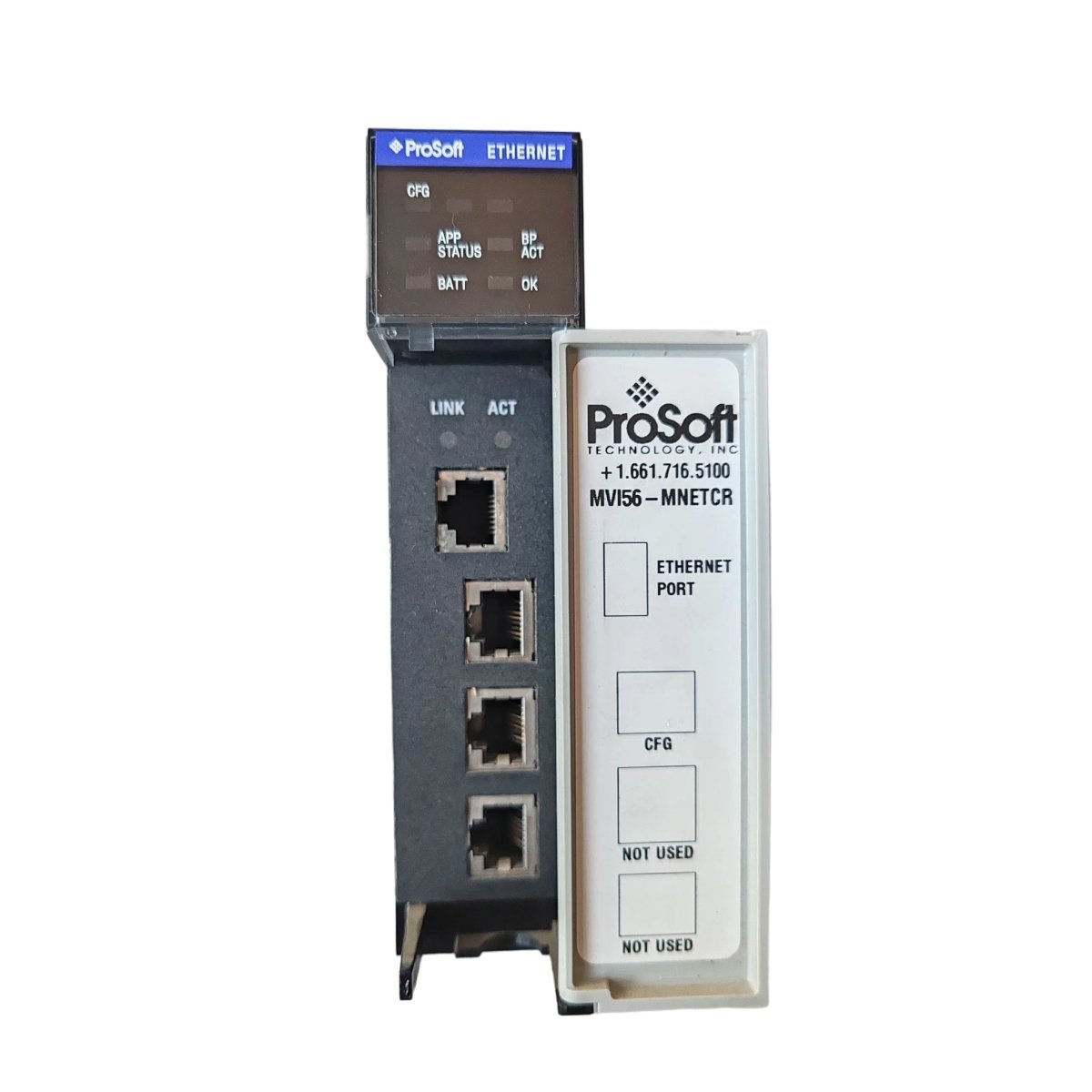 ProSoft MVI56E-MNETCR Multi Client Modbus TCP/IP module for ControlLogix, 30 clients, CIPconnect, web server, CF card disaster recovery.