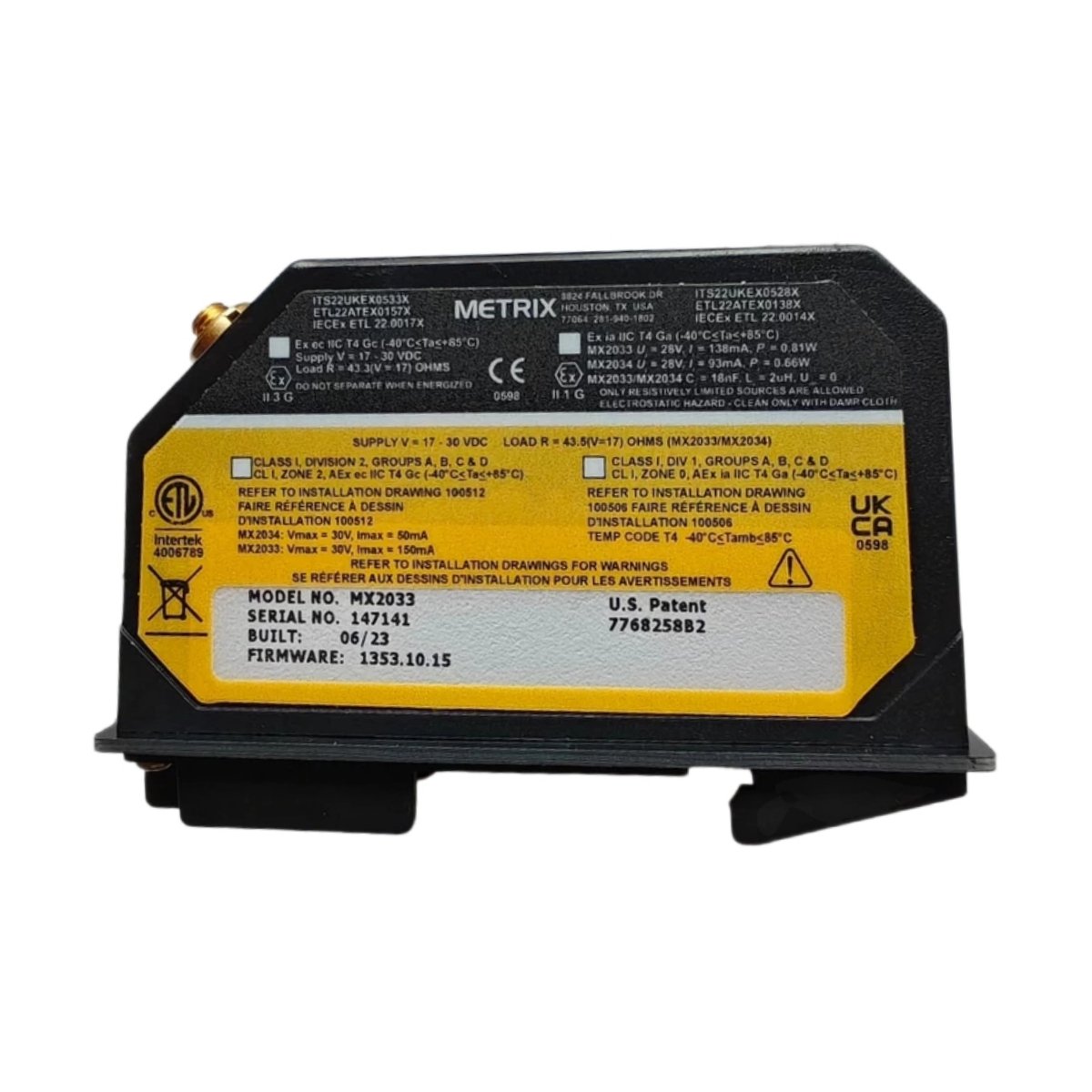 Metrix MX2033-01-06-09-05 3-Wire Probe Driver - Image 3