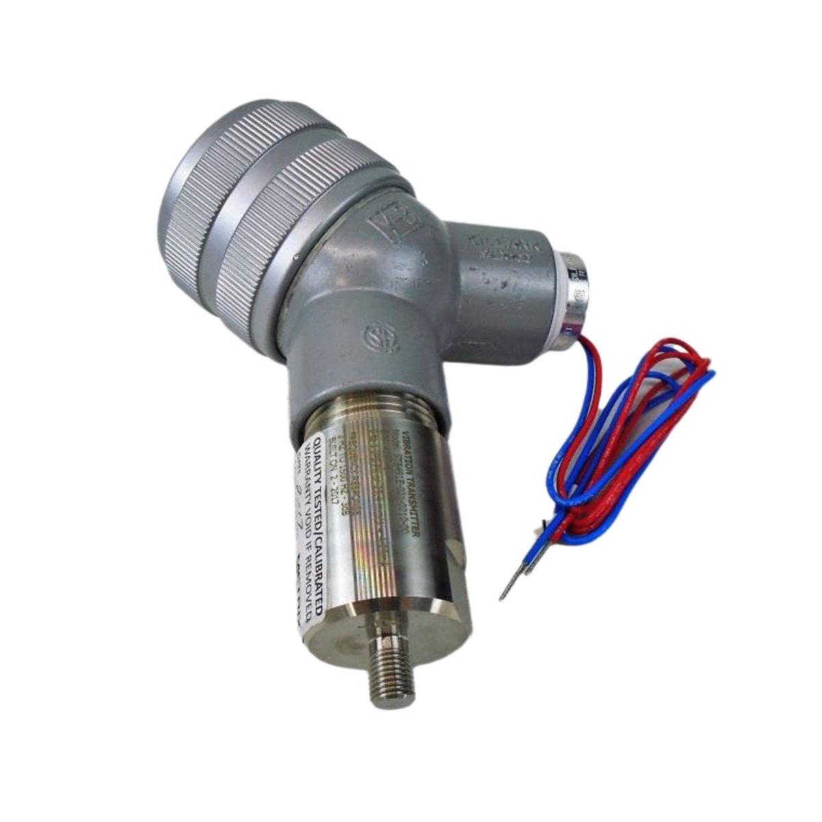 Buy Metrix ST5491E-021-420-00 vibration transmitter. 4–20 mA, 2–2000 Hz range, LCD display, stainless steel housing, ATEX and NRTL certified.