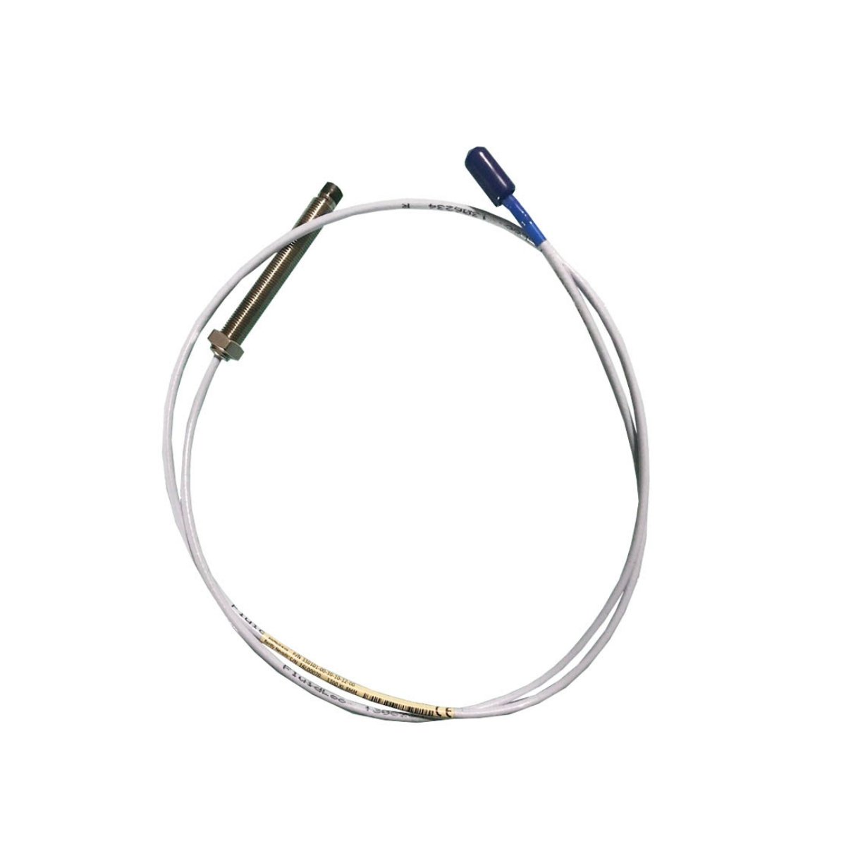 Bently Nevada 330101-00-24-05-02-05 3300 XL 8mm Proximity Probe, 3/8-24 thread, 0.5m cable, -51°C to +500°F, 0.131kg weight.