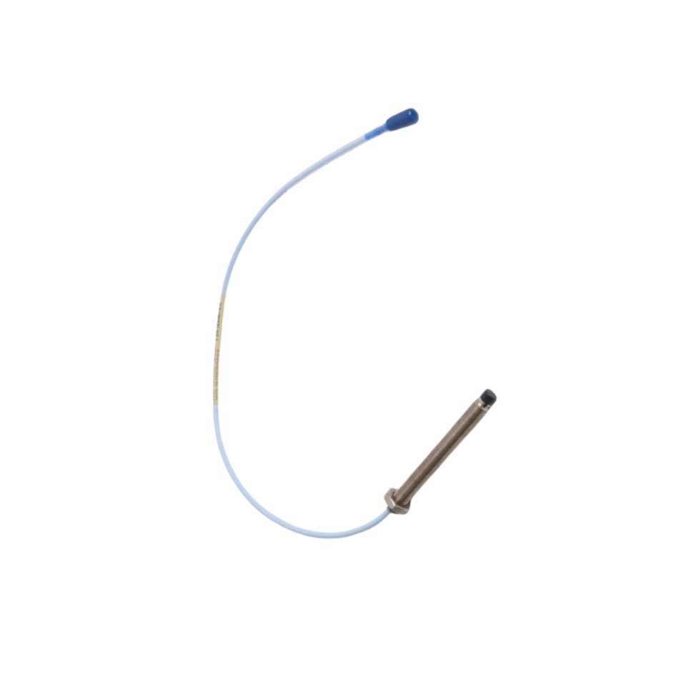 Bently Nevada 330103-00-09-05-02-00 3300 XL 8 mm Proximity Probe, M10 x 1 thread, 0.5 m cable, ClickLoc connector, precise industrial measurement.