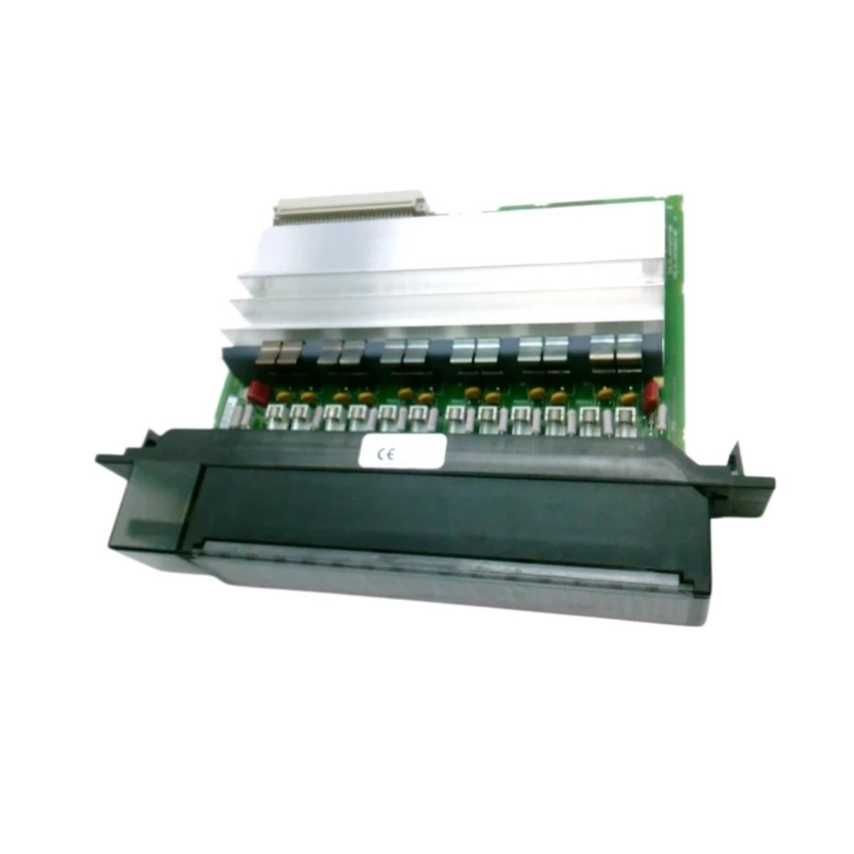 Buy GE Fanuc IC697MDL341 AC output module with 12 isolated points, 120-240V AC, 2A per point, high inrush, and LED fuse indicators.