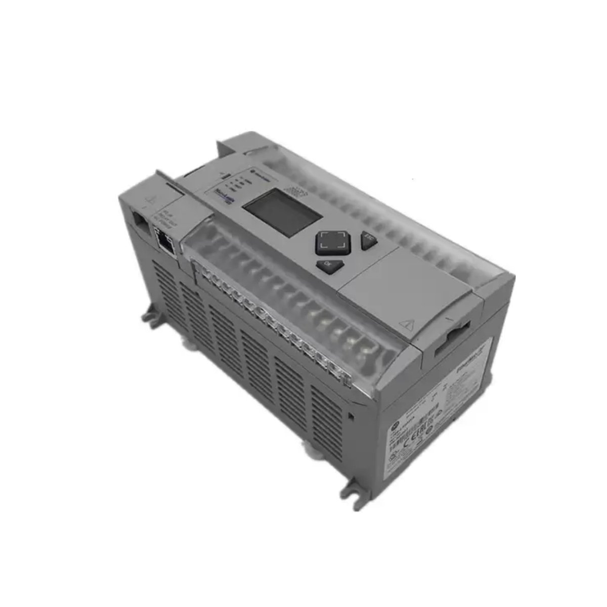 Allen-Bradley 1766-L32AWA MicroLogix 1400 PLC with 32 I/O, Ethernet, 20 KB memory, triple ports, expandable up to 7 modules.
