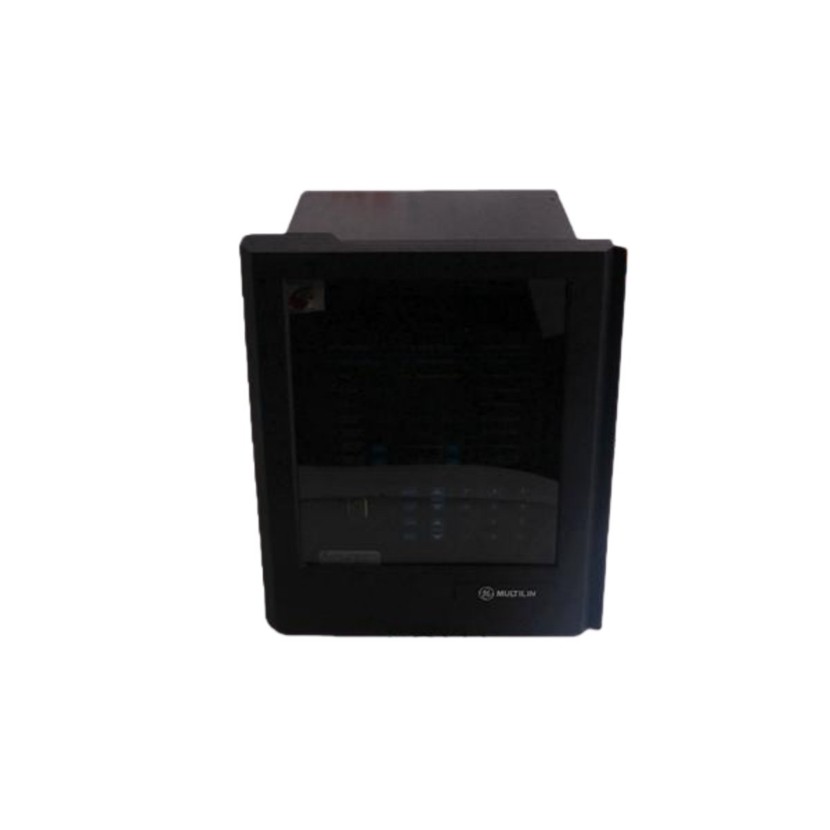 GE 750-P5-G5-HI-A1-R-E feeder management relay. Dual-processor, RS232/422/485 comms, 375Ω input impedance. For distribution system protection.