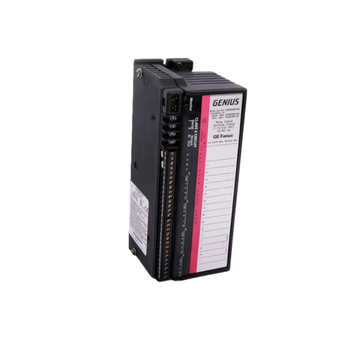 GE IC660BBR100 | Genius I/O 16-Point Relay Output Block, 2A per Point