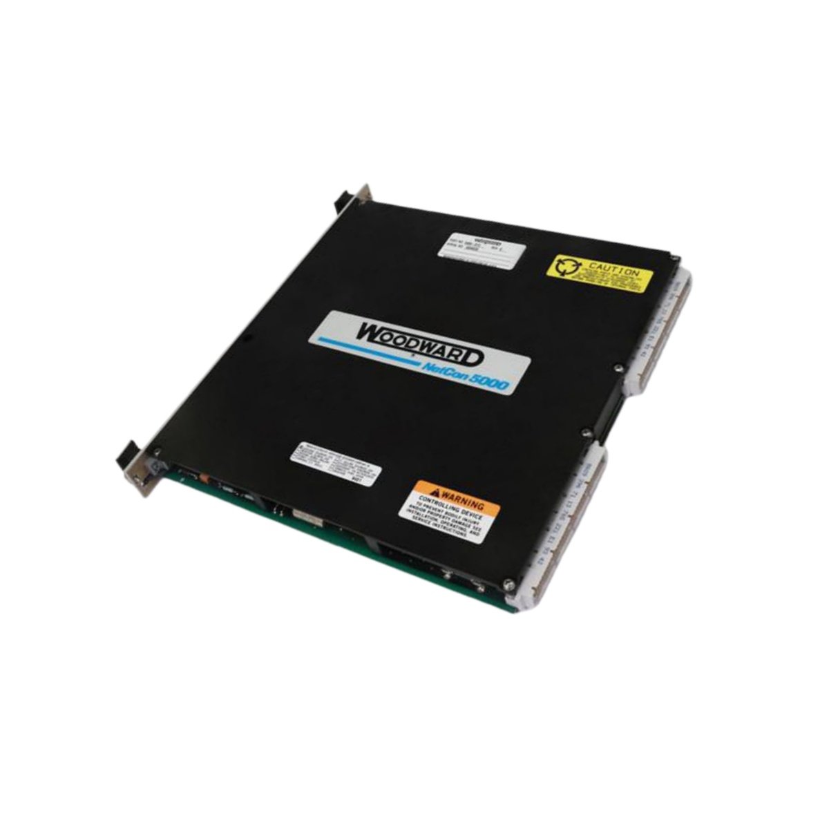 Discontinued Woodward 5464-013 semi-insulated input driver for NETCON 5000. Panel-mount PC board with fault LED. Specifications and sourcing info.