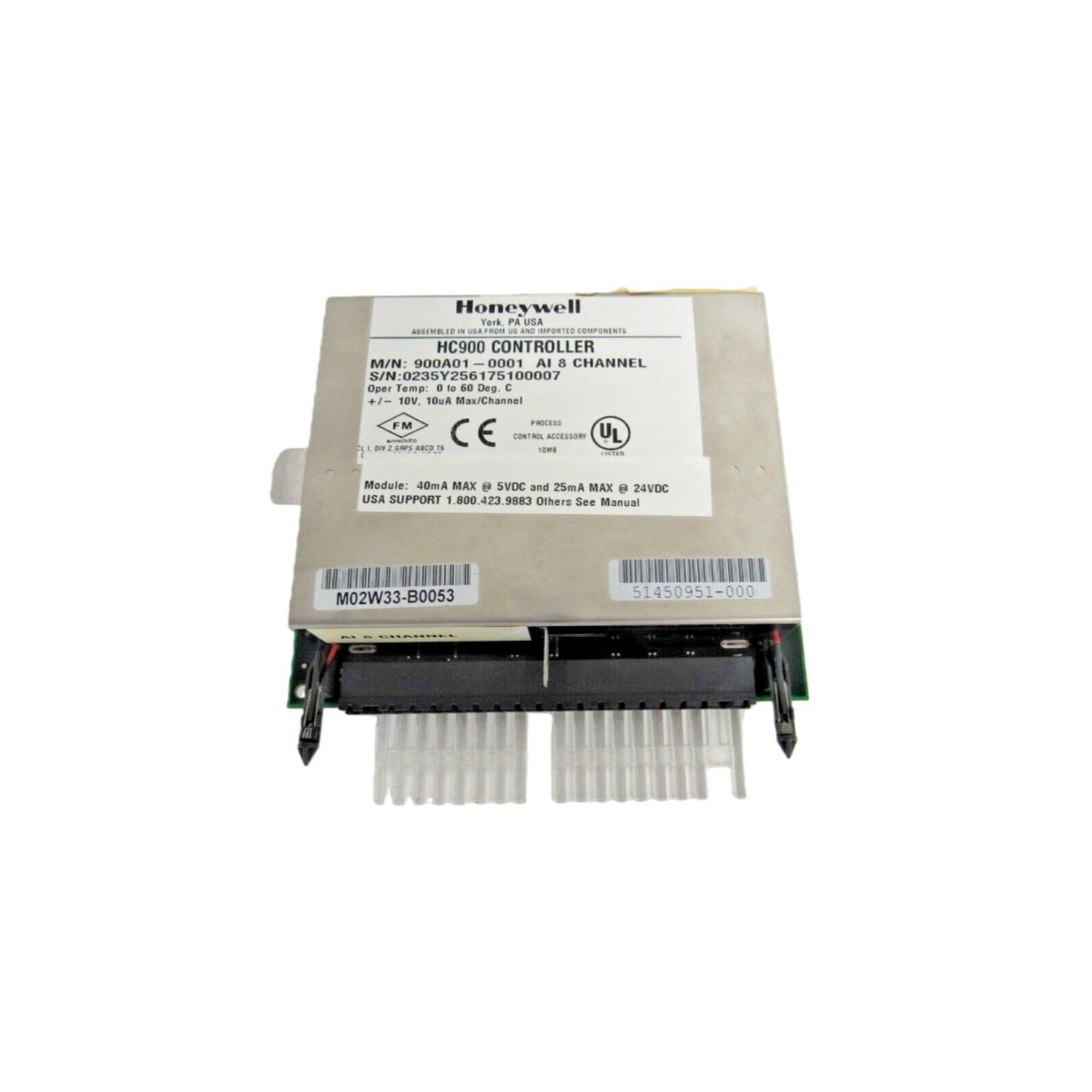 Honeywell 900A01-0001 | 8-Channel Analog Input Module for HC900 System