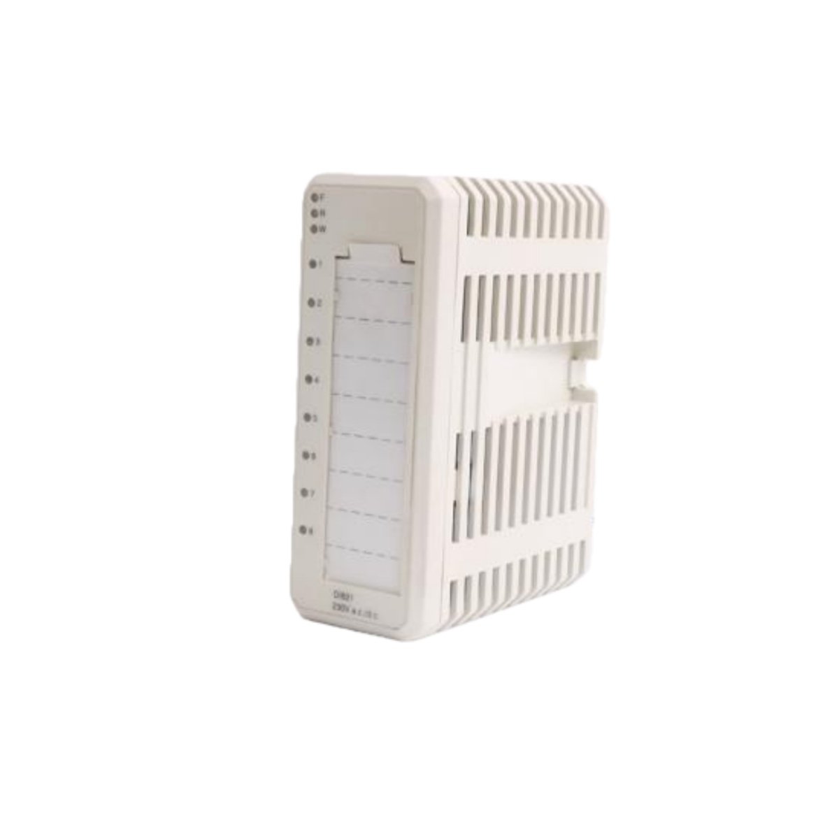 ABB DI920 is a digital output module for S800 I/O. Controls actuators/valves, 24VDC, 8 channels, with isolation, -25 to +70°C range.