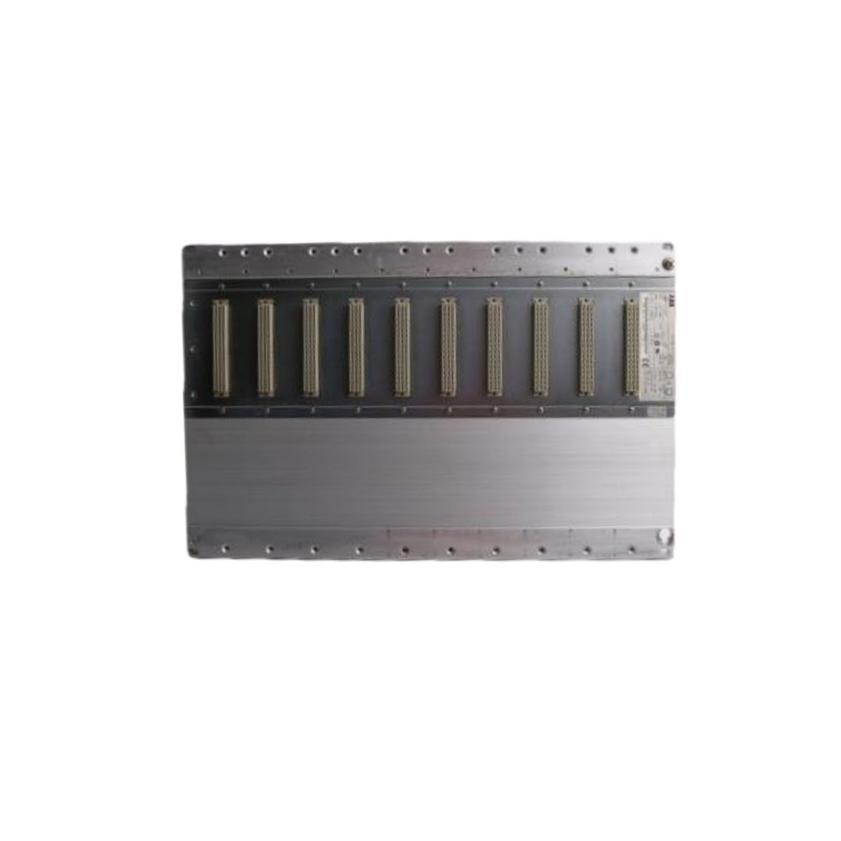 The ABB DRA02 card rack holds 12 I/O modules for Freelance 2000 PLCs. It features IP65 rating and supports ABB/3rd-party modules (190x130x100mm, 5kg).