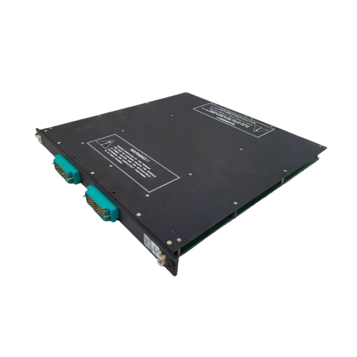 Triconex 2551 7400058-110 communication terminal board for SIS. Supports Ethernet, Modbus, Profibus at 100 Mbps. Hot-swappable with redundant 24 VDC power.