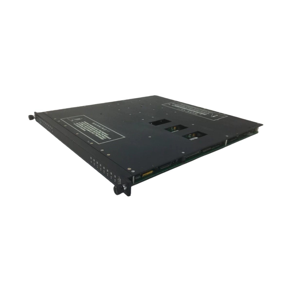 Triconex 3504E high-density digital input module for Safety Instrumented Systems. Features 64 channels, 20-72 VDC range, and stuck contact testing for reliable monitoring.