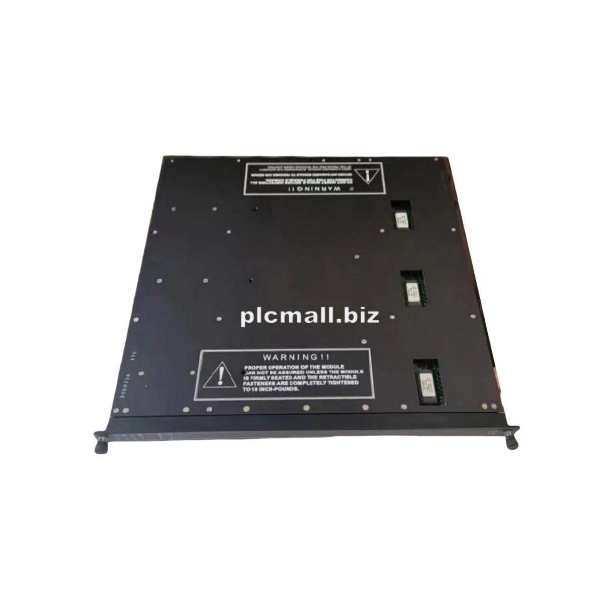 Genuine Triconex 3805E analog output module. 8 channels, 4-20mA, TMR architecture, continuous diagnostics. For Triconex safety systems.