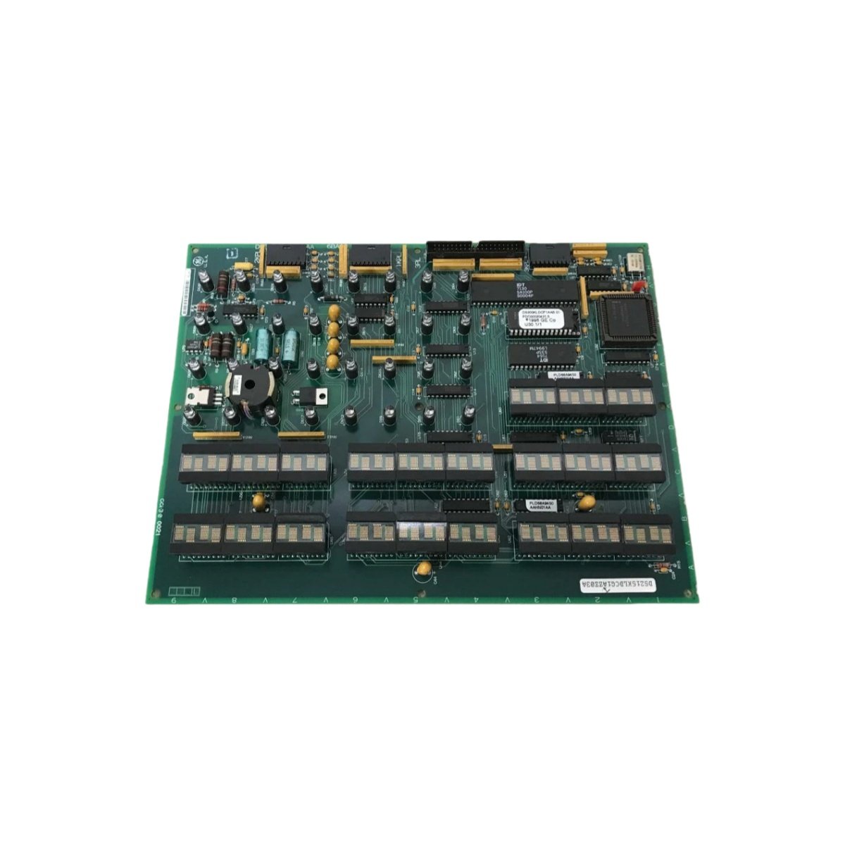 Technical specs for the GE DS200KLDCG1AAA LED display board. Provides fault codes & status for DS200/Mark VIE drives. +5V powered, industrial temperature range.