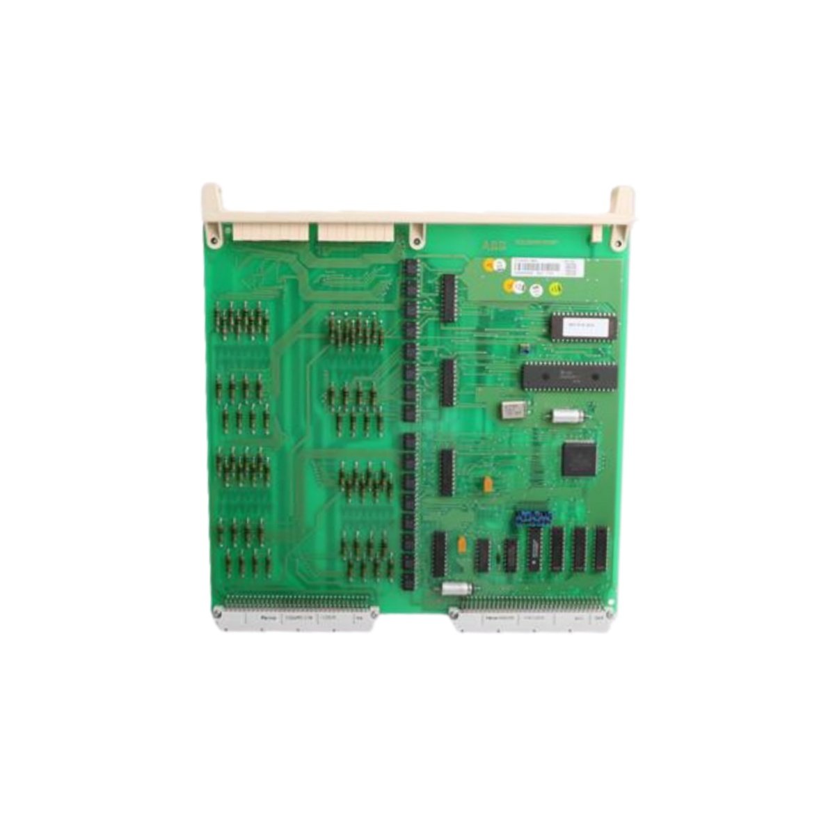 ABB DSDI110A 57160001-AAA digital input board with 32 opto-isolated 24VDC channels, interrupt event detection, 0.35kg, RoHS exempt. Precision I/O for ABB automation.