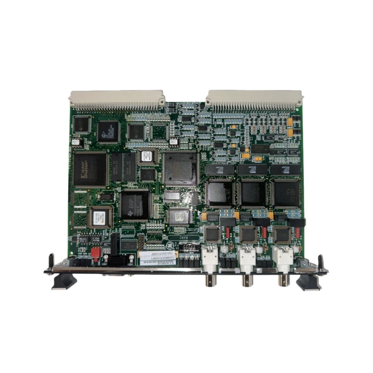GE IS215VCMIH2CC (IS215VCMIH2C) VME communication interface card for Mark VIe turbine control. Specs include 6U form factor, VMEbus standard.