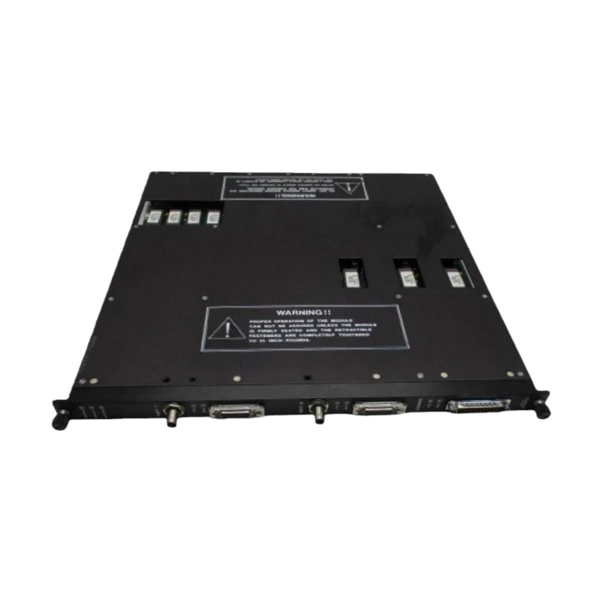 Triconex 000029-020 precision cable assembly for safety system connections. Factory-terminated, shielded, oil-resistant jacket. Genuine Triconex part.