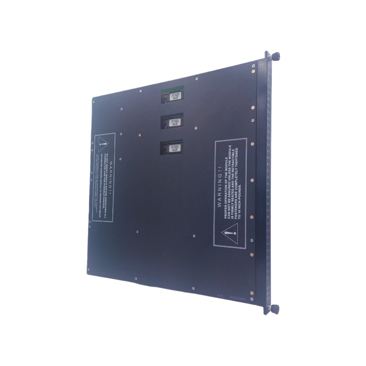 Triconex 2451 Triple-Redundant Microprocessor Controller with 1 ms cycle time. IEC 61508 compliant for safety-critical applications. TMR architecture.