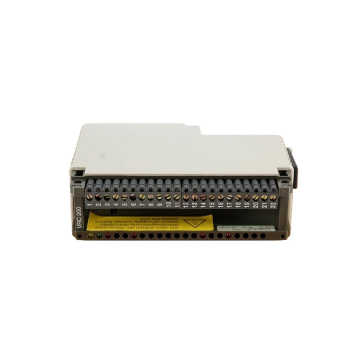 Schneider ASBVRC200 A120-COMPACT 4-channel VRC module. 10kHz counter input, 5VDC logic, 275mA current. Compact design for precise industrial counting.