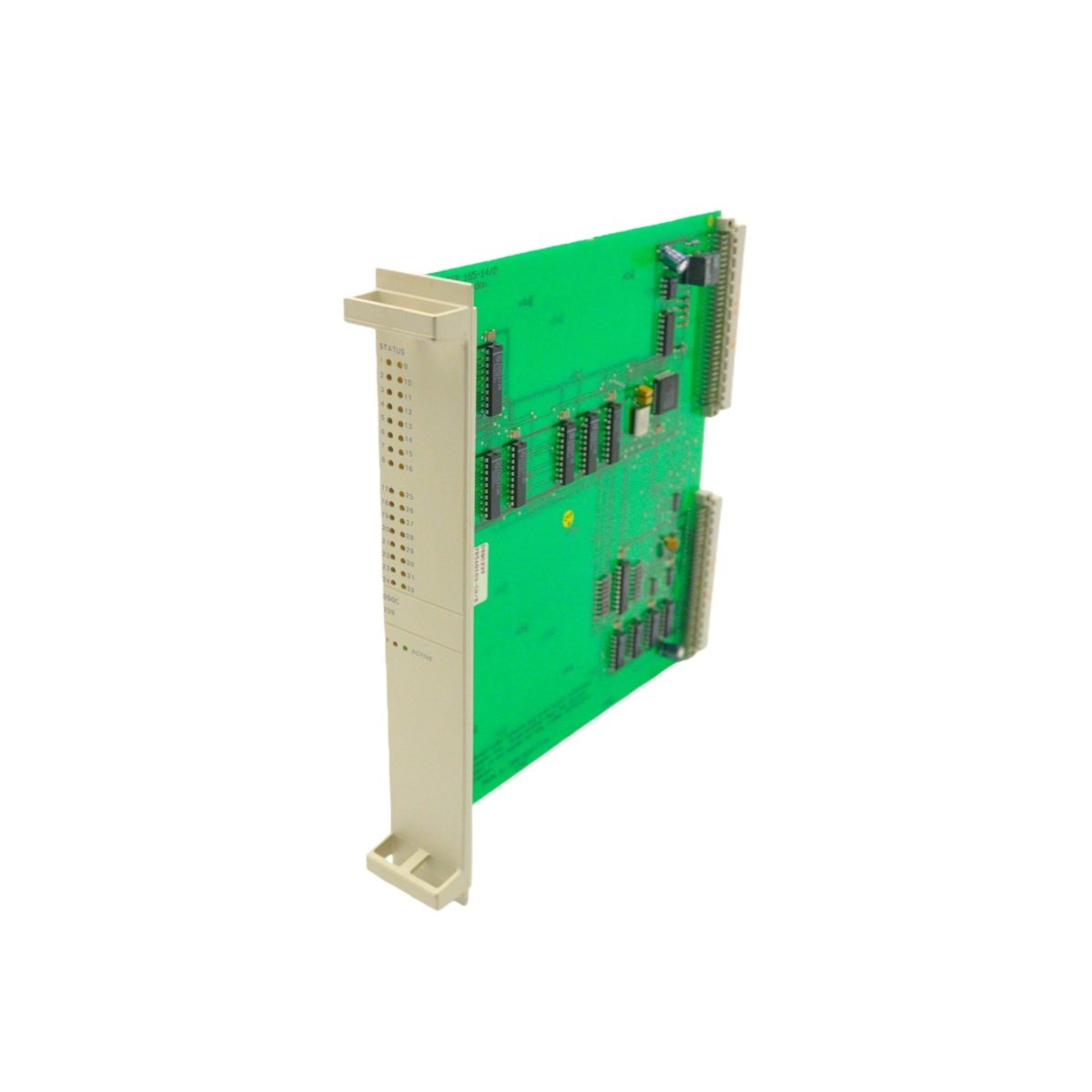 ABB DSQC239 remote I/O board for S3 robot systems M91A+. RIO protocol for Allen-Bradley PLC integration. Compact design, status indicators.