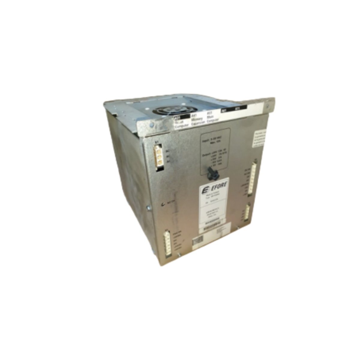 ABB DSQC334 robot power supply converts 230V AC to stable 24V DC. 160mm cube design, 1.5kg weight, built for ABB industrial control systems. Reliable automation power.