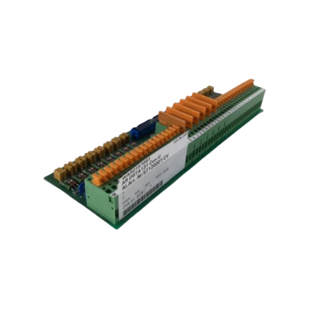 ABB DSTA180 connection unit provides 40 screw terminals with pluggable blocks for Advant Controller systems. Features DIN rail mounting and 500 V isolation. 