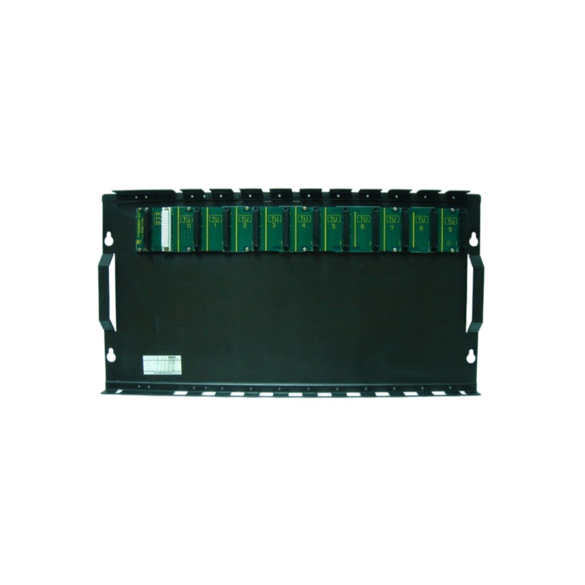 FUJI FSB110H Micro-Series backplane board for Fuji Electric PLC systems. Compact 7.2-inch design with power distribution and module connectors for small-scale automation.
