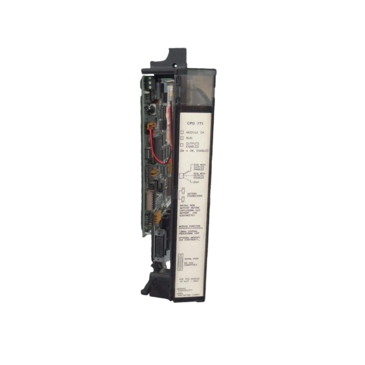 GE Fanuc IC697CPU771 Series 90-70 PLC CPU Module | 12 MHz 512 KB RAM