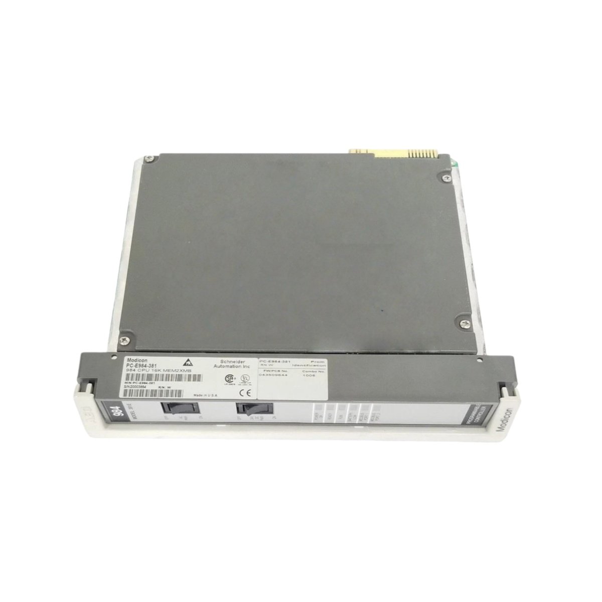 Schneider Electric Modicon PCE984381 984 Series CPU Module | 16K Memory Processor