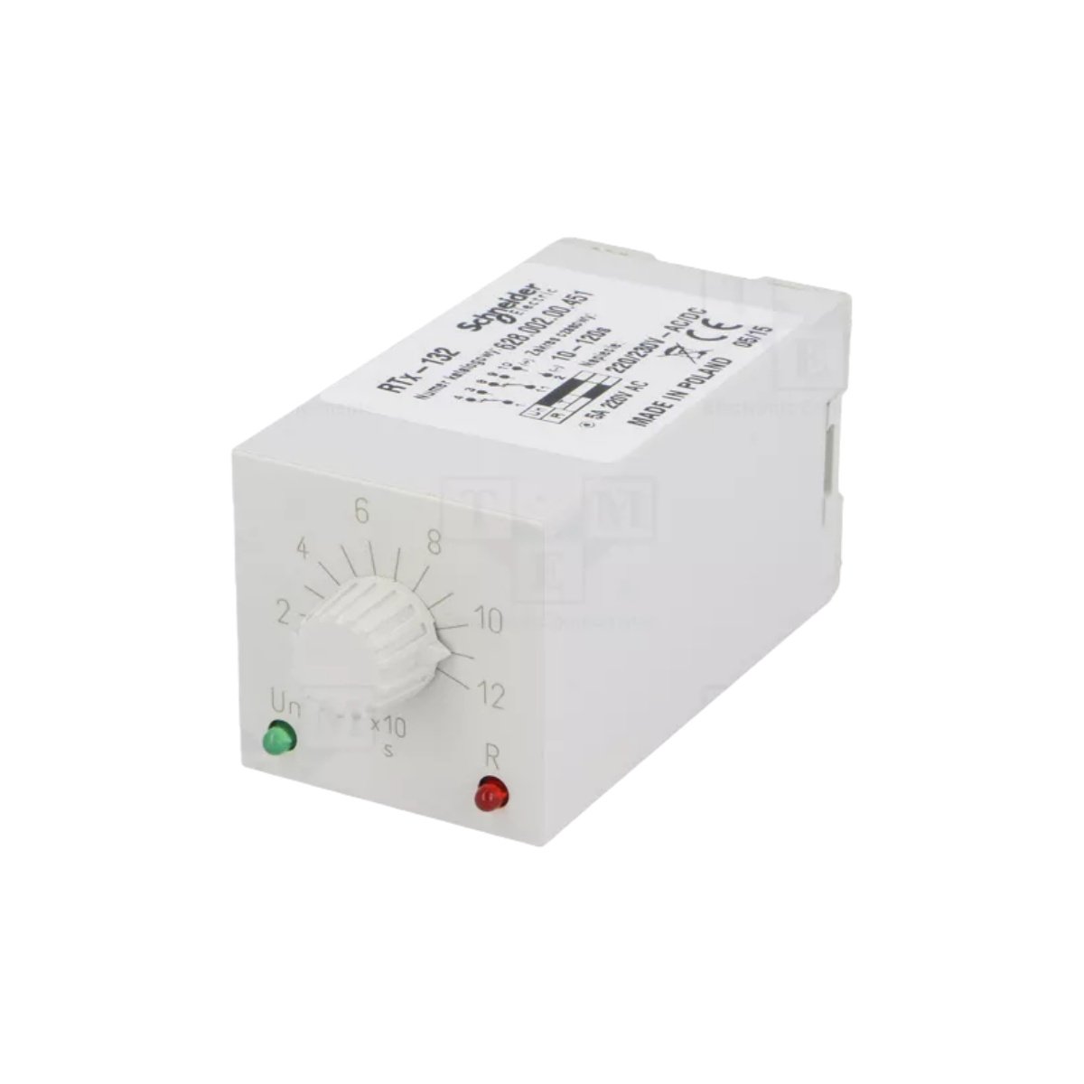 Schneider TXT 132 flexible I/O module. Configurable digital/analog inputs, 24 VDC logic, 4-20 mA support. Compact design for versatile automation systems. 
