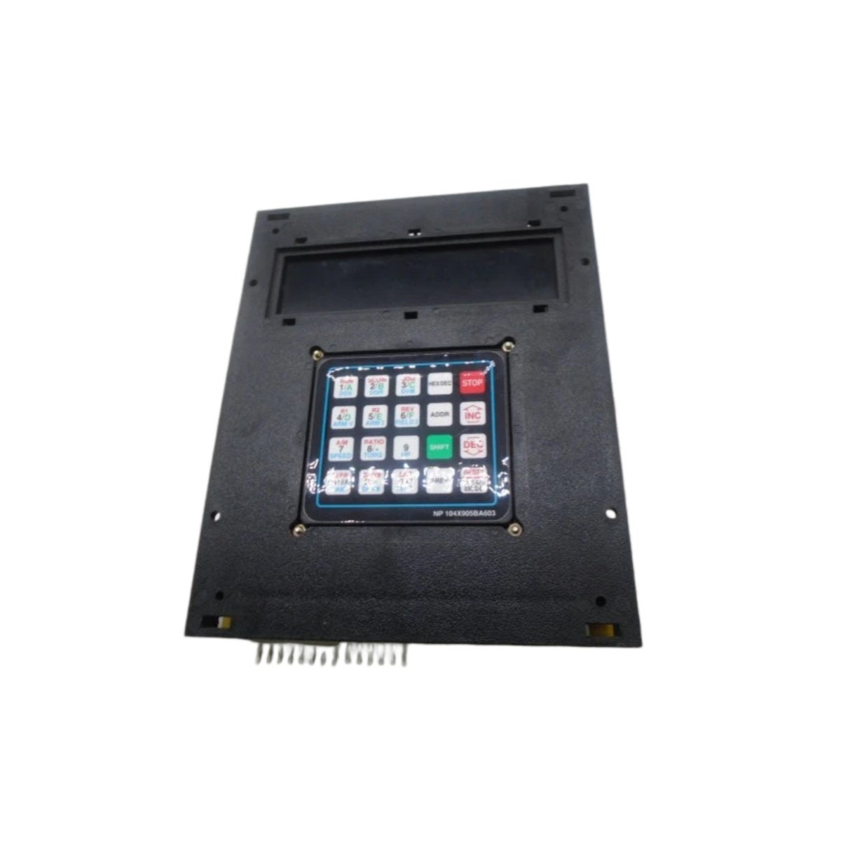 GE 104X905BA603 88JB2 Display Panel With Keypad for Mark V turbines. 240x128 LCD, 24 keys, IP65, LED backlight, Modbus RTU, 1.35kg.