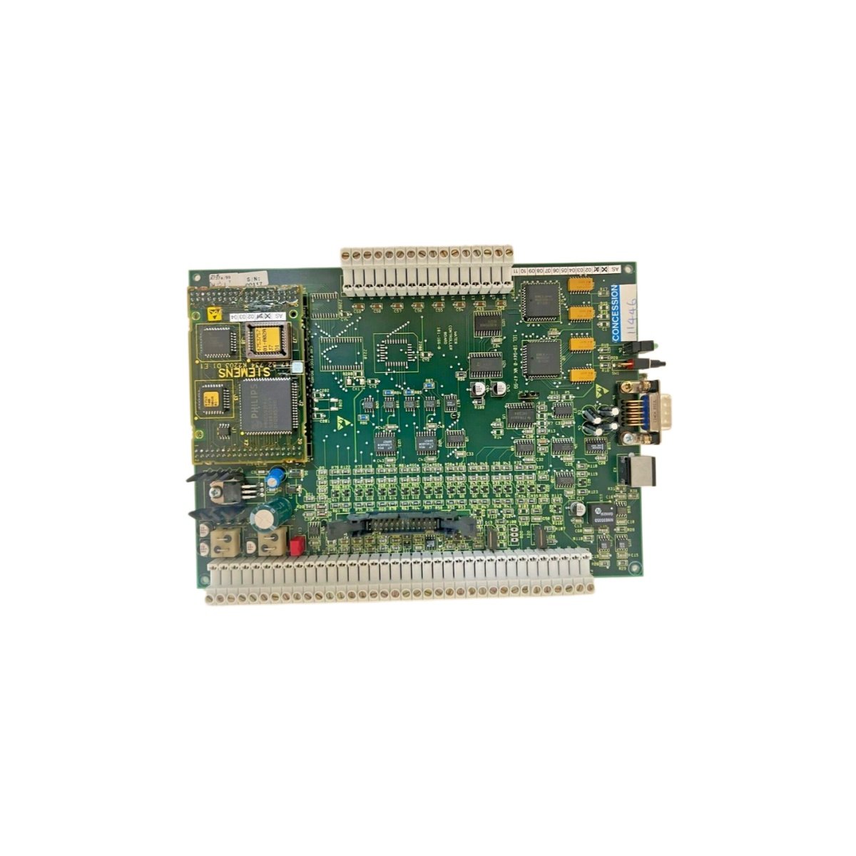 GE 46-288512G1-F I/O Gantry Board for Mark V systems. Provides 16 Form C relay outputs at 5A, hot-swap support, and wide -25°C to 70°C operation.