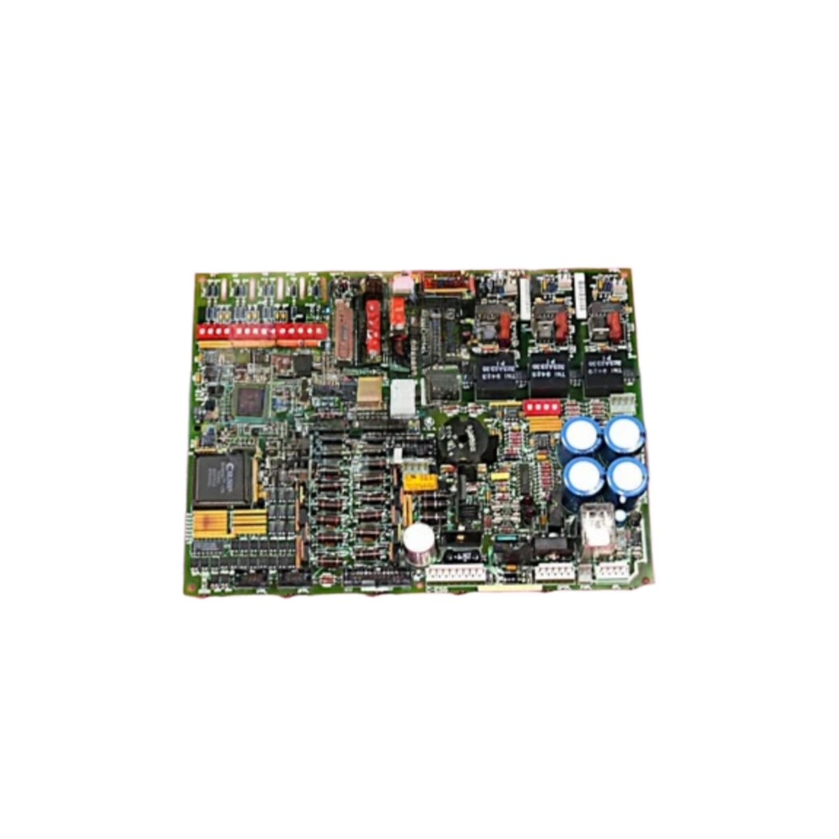 Original GE DS200DCFBG1B DS200DCFBG1BGB Mark V power supply board. Converts 120/240V AC to +5V, +15V, -15V, and +24V DC outputs. In stock.