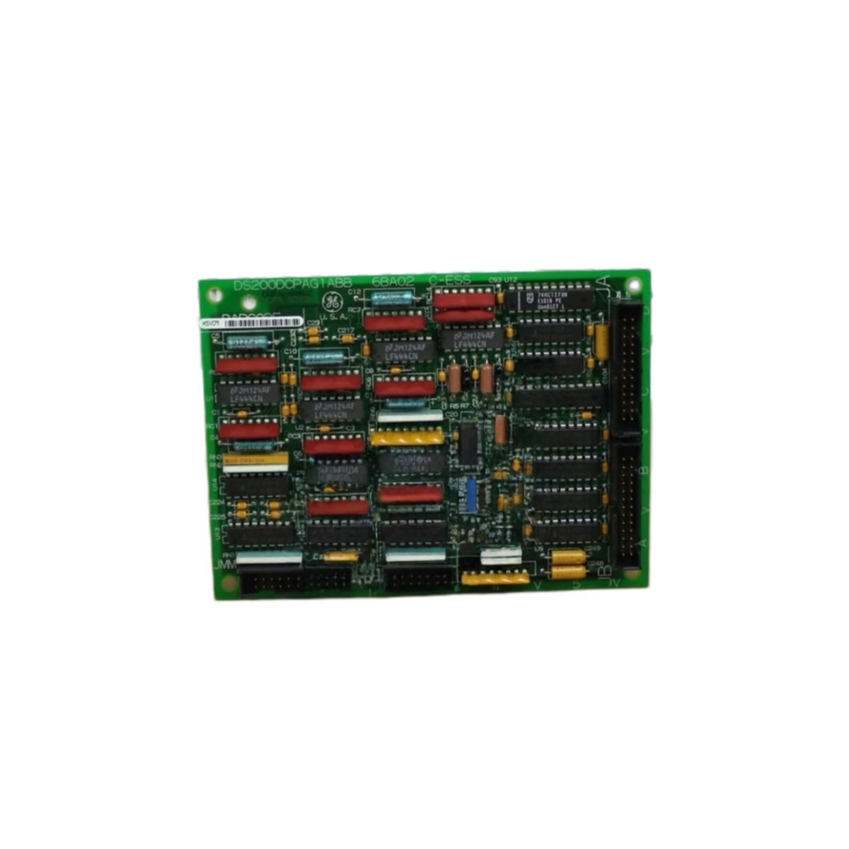 GE DS200DCPAG1A DS200DCPAG1ABB I/O power connect board for Mark V. 4 isolated outputs, 24V DC 0.5A per channel, short-circuit protection