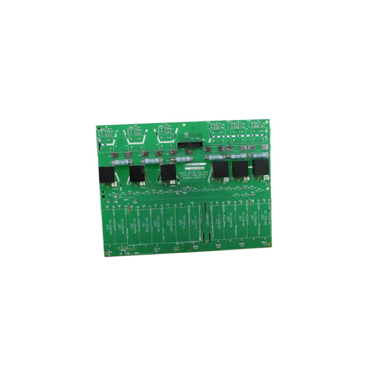 GE DS200PCCAG6A DS200PCCAG6ACB power connect board for drive systems. 24V DC, 0.3kg, 4-layer PCB, 10 ICs, 8 capacitors. Shop now.