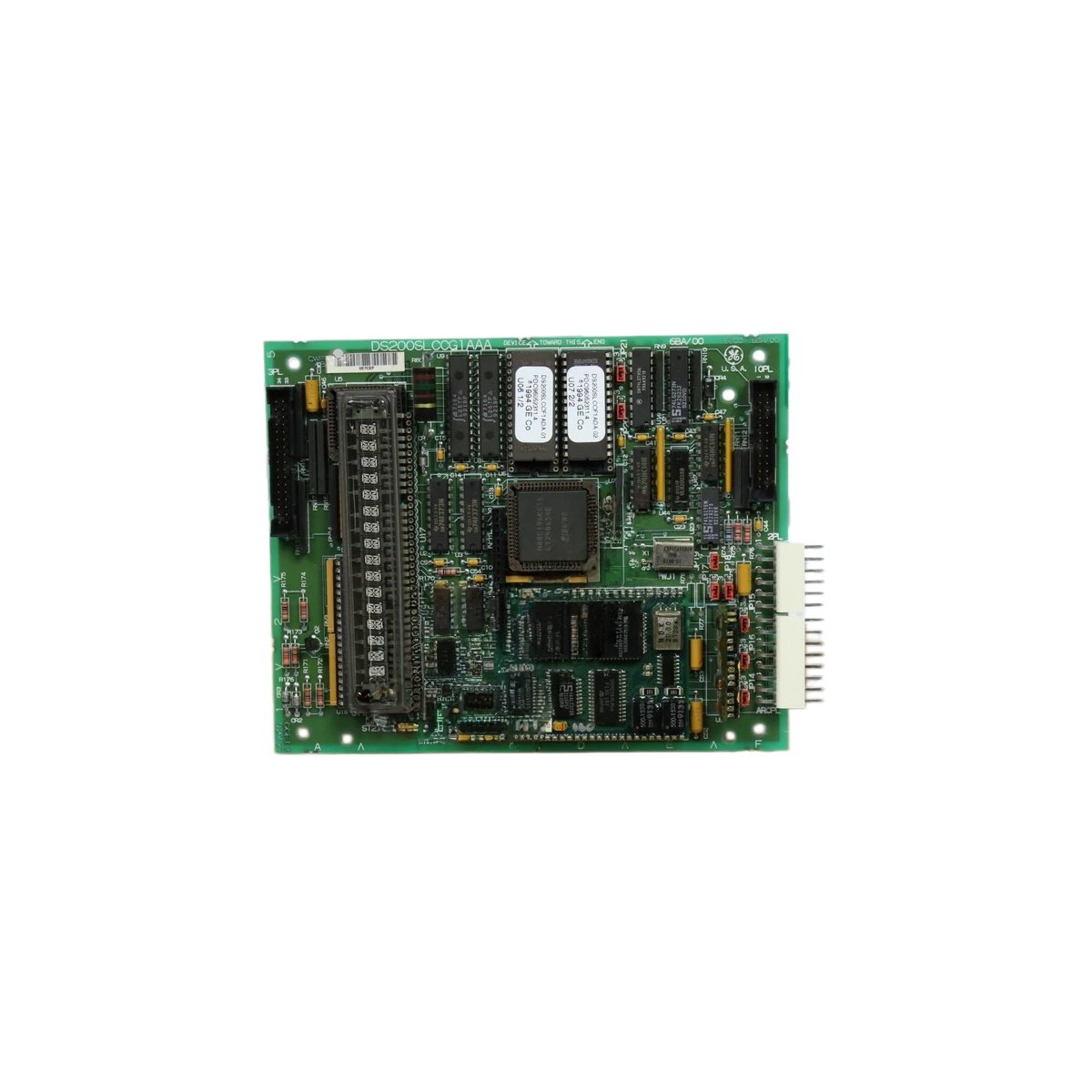 GE DS200SLCCG1A DS200SLCCG1AAA LAN Communication Card for Mark V turbines. 10/100 Mbps, Modbus TCP/IP, SRTP, 16 connections, 0.54kg.