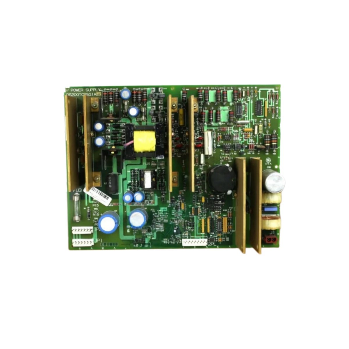 GE DS200TCPSG1A DS200TCPSG1AHC DC power supply board for Mark V. 125V DC input, 24V 2A, 5V 3A, ±15V 0.5A outputs, 85% efficiency. 0.48kg. In stock.