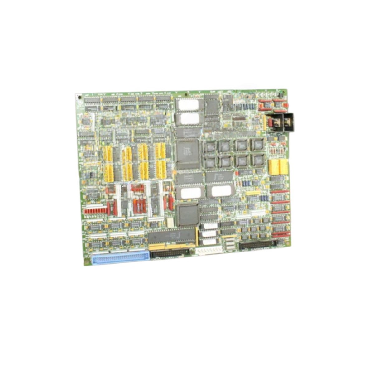GE DS200TCQBG1A DS200TCQBG1AFB extended analog I/O board for Mark V turbine. 6 analog inputs, 4 outputs, 4-20mA, 12-bit resolution