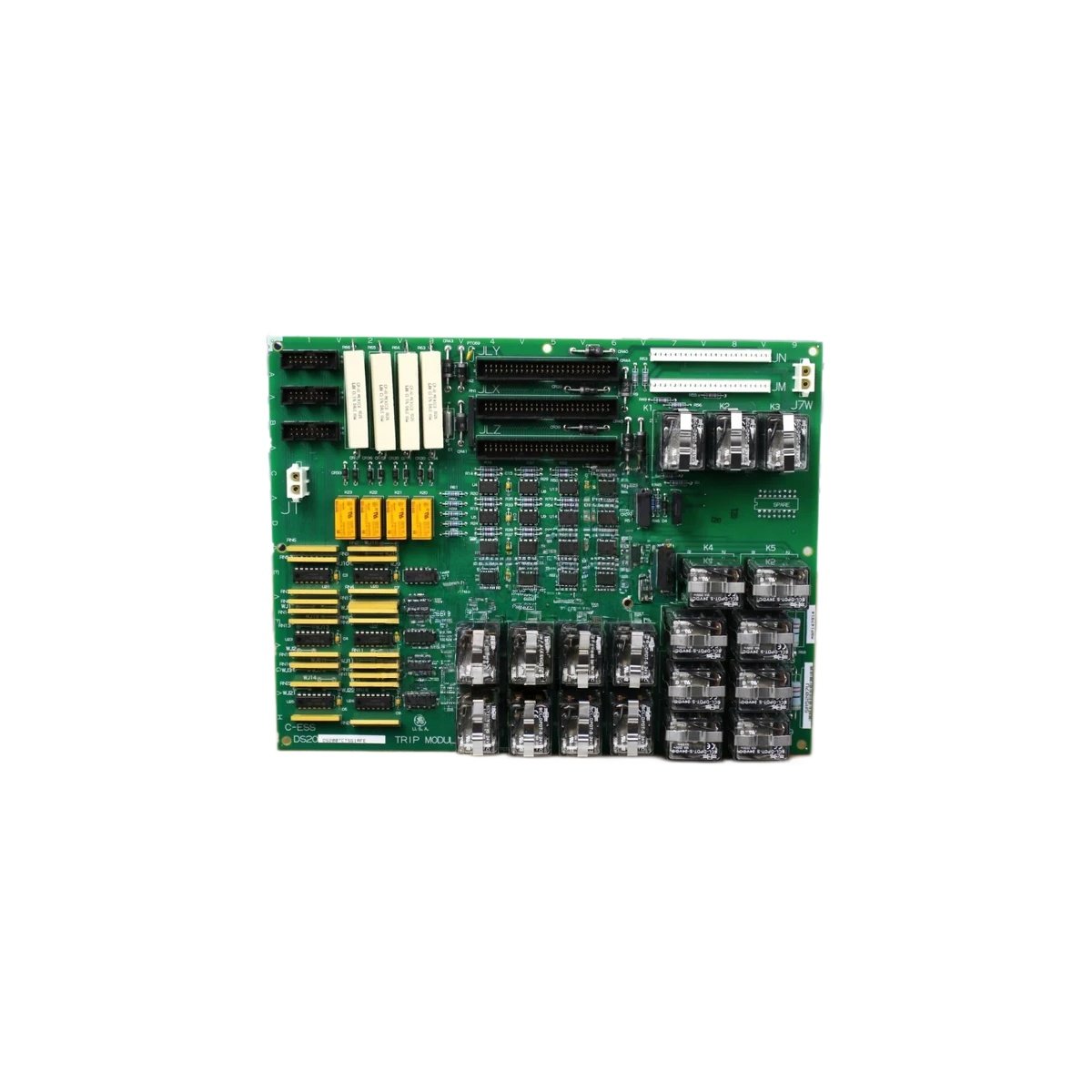 Original GE DS200TCTSG1A DS200TCTSG1AFE Mark V simplex trip board. 8 trip input channels with watchdog timer for turbine emergency shutdown. In stock.