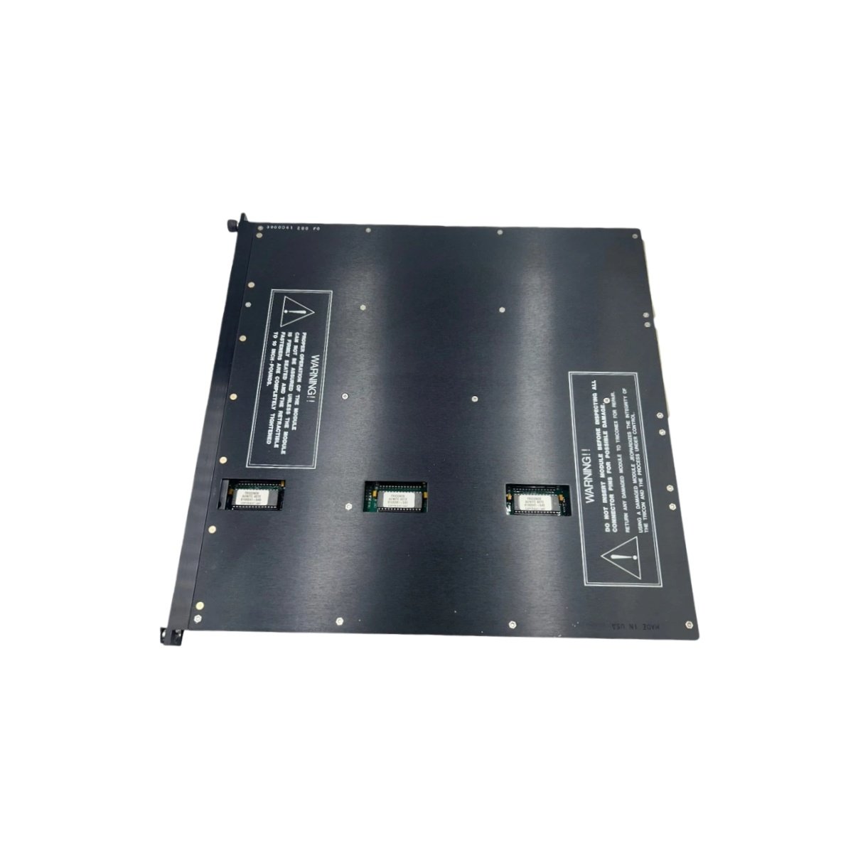 Triconex 3706A thermocouple analog input module, 16 channels, TMR architecture, SIL 3 certified. Supports J/K/T/E/R/S/B/N thermocouples. -40 to +70°C.