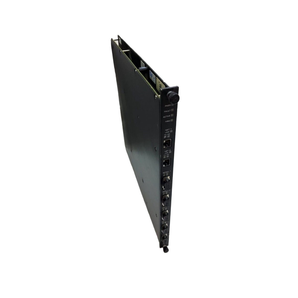 Triconex 4354 Industrial Automation Communication Module with Ethernet, RS-232/422/485, Modbus/DNP3 support, 10 Mbps transfer, and isolation barriers.