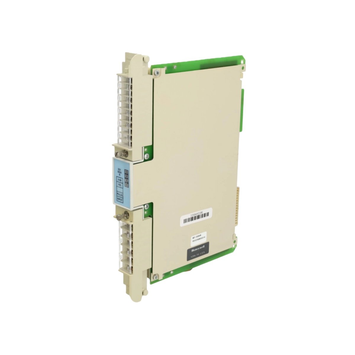 Honeywell 621-0024 PLC module with 4-channel analog input, 14-bit resolution, 4-20mA/0-5V, optical isolation for IPC 620. In stock.