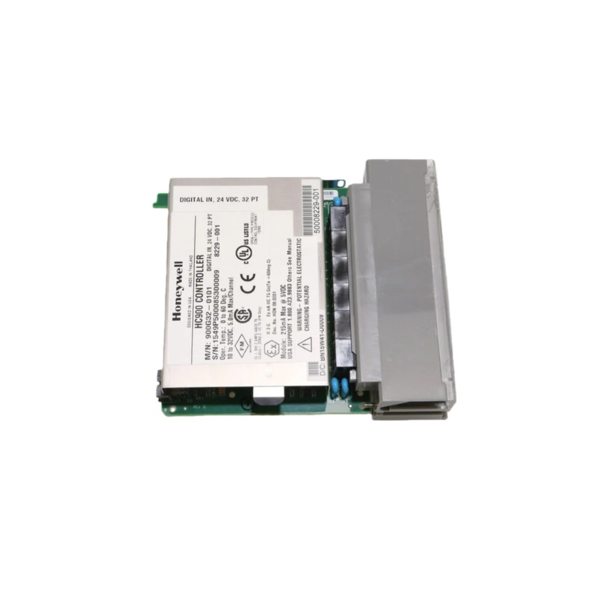 Honeywell 900G32-0101 32-channel digital input module, 24V DC, 1500V isolation, 1ms response for ControlEdge HC900. In stock.