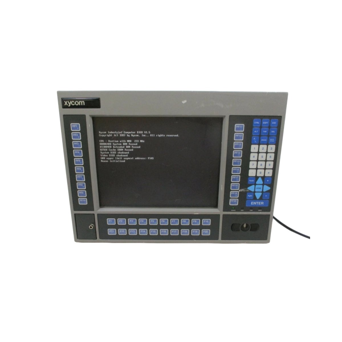 Order the Xycom 9465 control panel with 10.4-inch color TFT, touchscreen, 20 function keys, Ethernet, and NEMA 4X rating for industrial automation.
