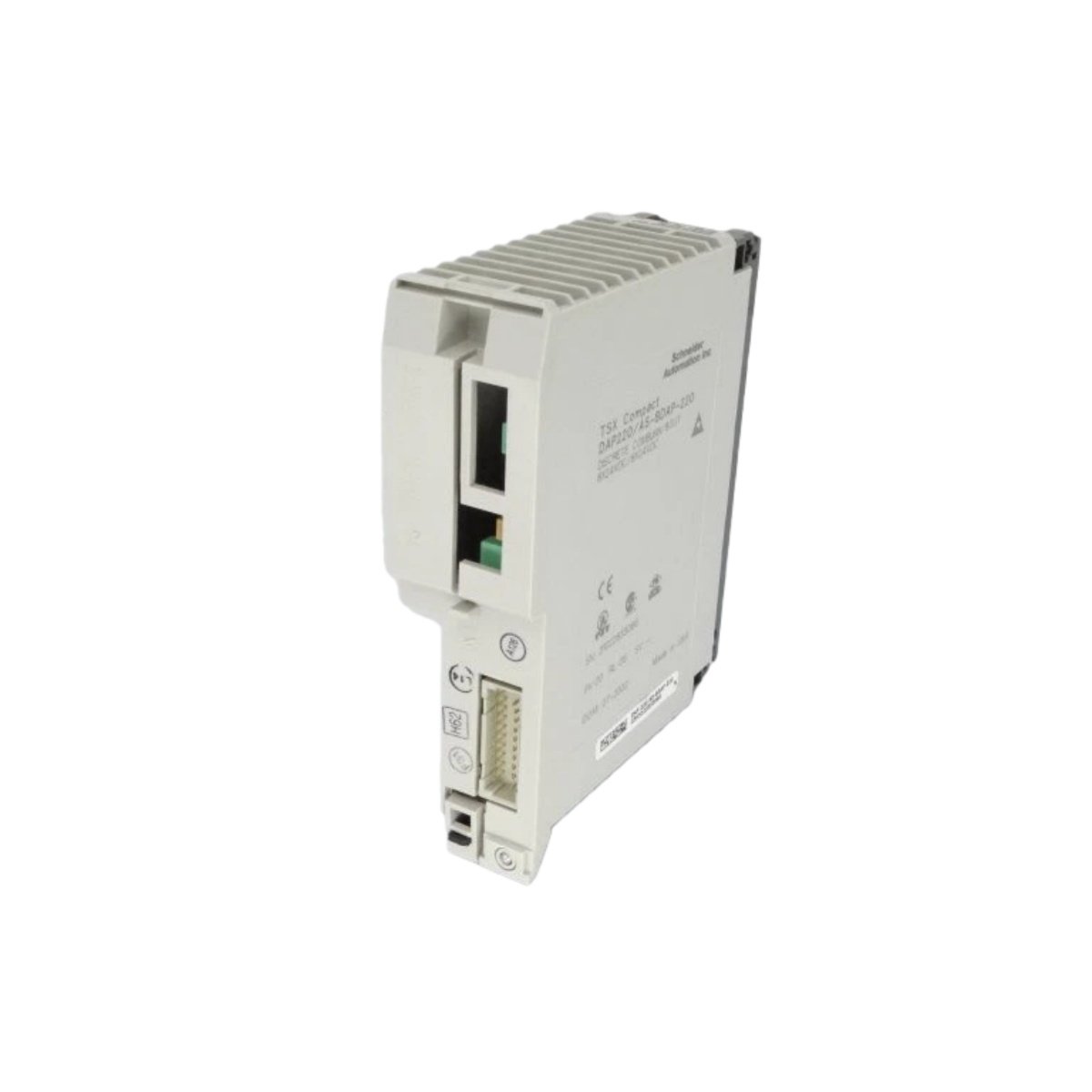 Schneider AS-BDAP-220 discrete I/O combo module with 8 inputs and 8 transistor outputs. 24V DC, 2A per channel, 6ms response. CE/UL certified. Order now.