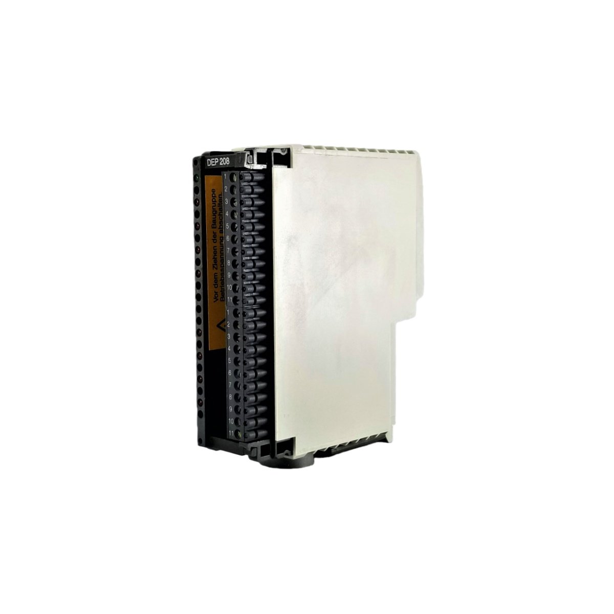 Buy the SCHNEIDER ASBDEA253C discrete I/O module with 16 inputs, 16 outputs, 500V isolation, and 0.4kg weight for Modicon discrete control applications.